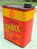 Oil Tin Shell (Silver)