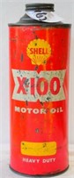 Oil Can - Shell X100 Motor Oil.