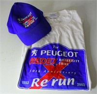 Peugot REDEX Reliabilty Trial Hat & T Shirt