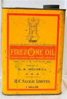 Oil Tin Fire- Zone HC Sleigh