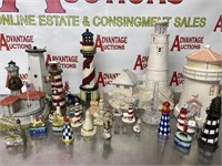 Miscellaneous lot of lighthouses.