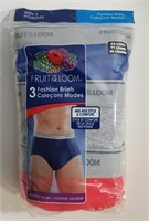 FRUIT OF THE LOOM 3-PACK FASHION BRIEFS XX-LARGE