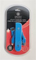 SMART ACCESSORIES UTILITY CHARGING CABLE, BLUE