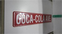 COCA COLA STREET SIGN