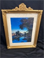 Maxfield Parrish very nicely framed. 13 x 17”