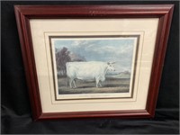 Prize Ox print 1835 very rare. 16” x 14”