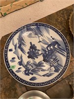 Large Oriental Decorative Plate