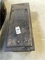 Small Rectangular IOOF Wood Coffin