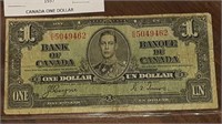 1937 BANK OF CANADA $1.00 NOTE E/N5049462
