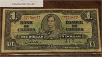 1937 BANK OF CANADA $1.00 NOTE N/L7759877