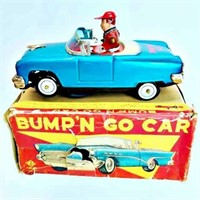 VINTAGE 1950’S KO JAPAN “BUMP’N GO CAR”