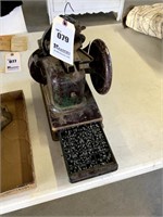 Very Old Stamping Machine w/ Individual Stamps