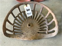 Cast Iron Implement Seat-Unmarked