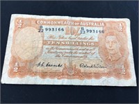 1939 Australian 10 Shillings