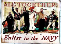 WW1 U.S.A. ENLISTMENT POSTER “ALL TOGETHER"