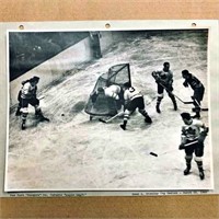VINTAGE 1942 NHL PLAY-OFF PHOTO