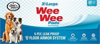 wee-wee pads leak-proof 5 layers extra large 40pk