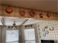 5 PIECE COPPER MOLDS HEART BUNDT AND MORE