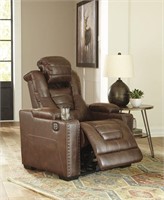 Ashley 24505 PWR Recliner w/ADJ Head Rest