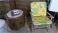 Octagon stand/ chair/ vanity stool/ lawn chair