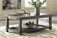 Ashley T446-1 Dannell Ridge Rustic Cocktail Table