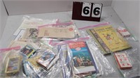 Box papergoods- sheet music/ sports cards