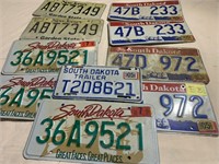 SD and NJ License Plates