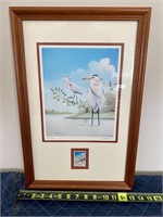 1988 Maryland wildlife conservation stamp print