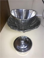 pewter serving bowls