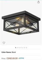 Emliviar ceiling light - black finish
