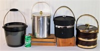 4 Vintage Ice Buckets