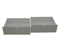 2 Bedz King Under Bed Drawers Gray