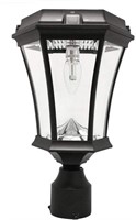 Victorian Bulb Lamp Outdoor Solar Light Fixture