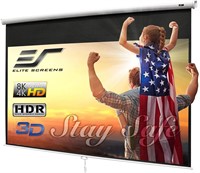 100-INCH Manual Pull Down Projector Screen