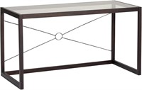 Home Office Newel 54" W Writing Desk - Glass top