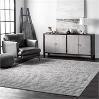 nuLOOM Modern Abstract Area Rug, 10' x 14', Gray