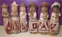 Lot of 2 Handmade Peruvian Figurine Whistles