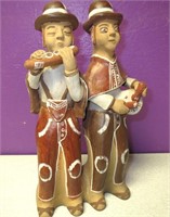 10" Tall Handmade Peruvian Pottery Whistle