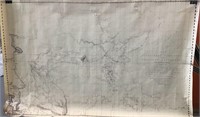 Map of 1792-1812 North West Territories 62.5"x40"