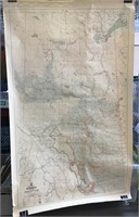 1956 Map of Alberta 32"x52"