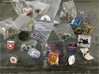 Group of lapel pins