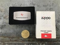 Zippo pocket knife w/ box