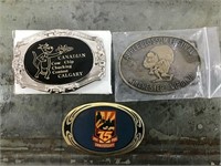 Belt buckles (3)