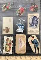 Vintage calling cards & seals
