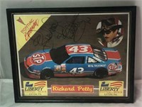 Richard Petty Autographed Framed Photo Card