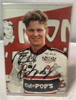 Young Dale Earnhardt Jr. Autograph 3x5 Photo