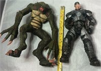 Lot of 2 Resident Evil & Gears of War Figures