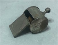 Vintage Metal Police Style Whistle
