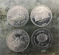 Lot of trade dollars & medallion (Alberta/BC)