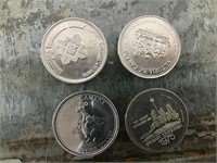 Souvenir dollars & medallions (4)
